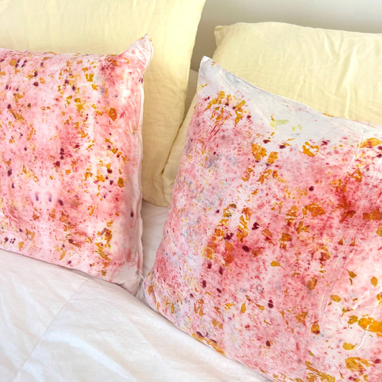 Botanically Dyed Silk Pillowcase: Standard