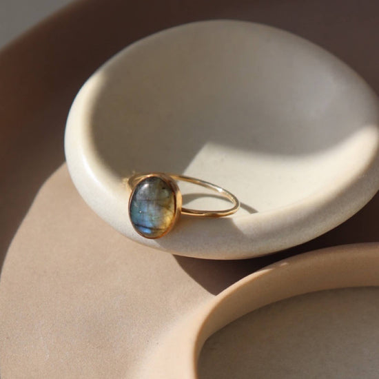 Labradorite Ring - 8