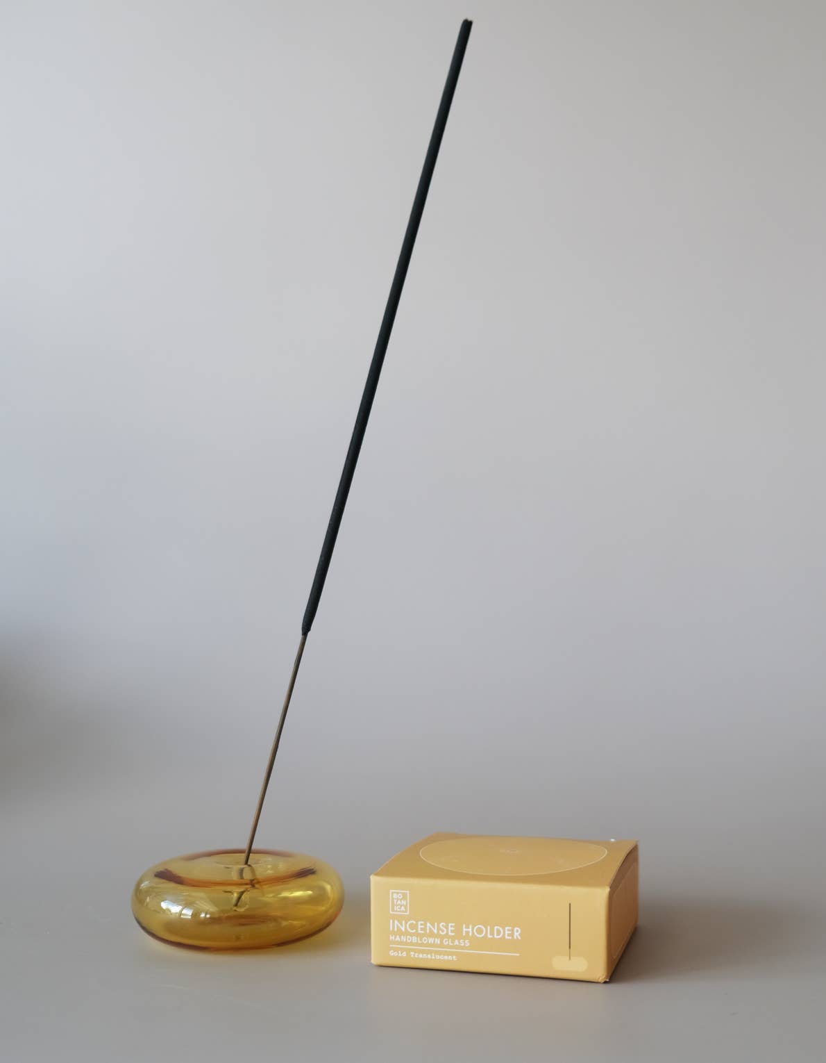 Bubble Incense Holder Amber