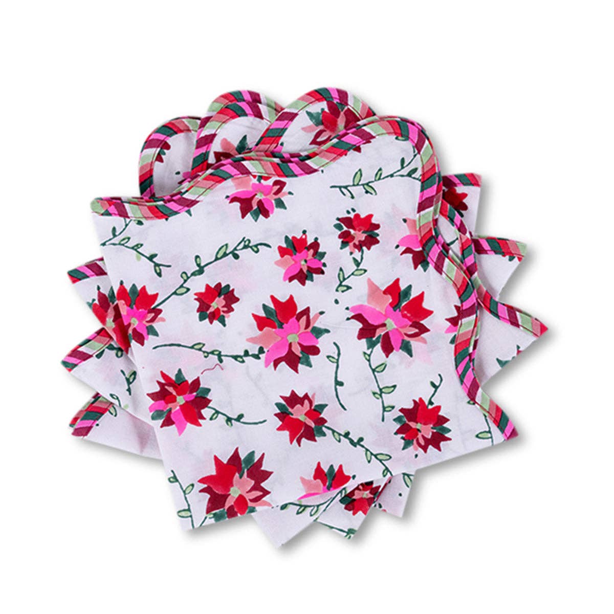 Poinsettia Napkins S/4