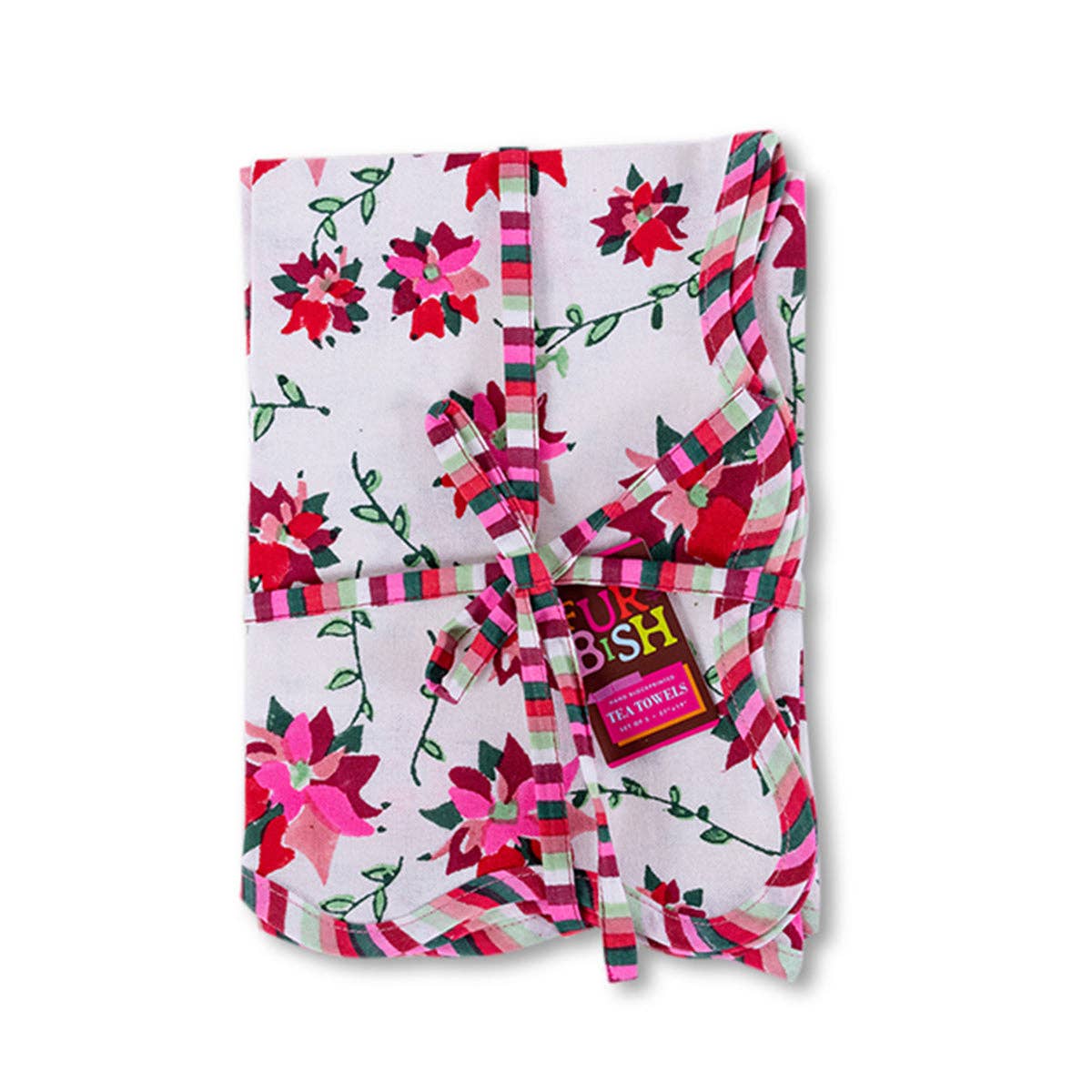 Poinsettia Dish Towel