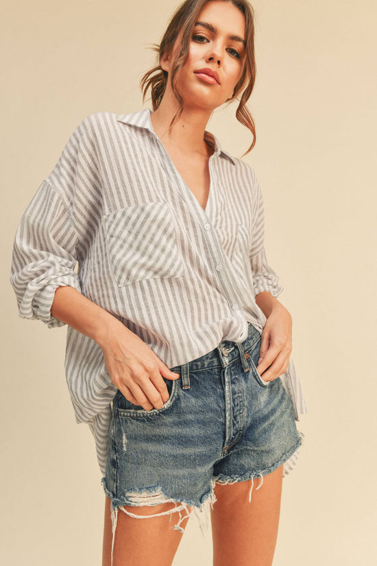 Grayson Striped Button Down