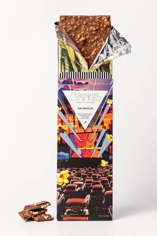 Drive In Milk Chocolate Caramelized Popcorn Bar