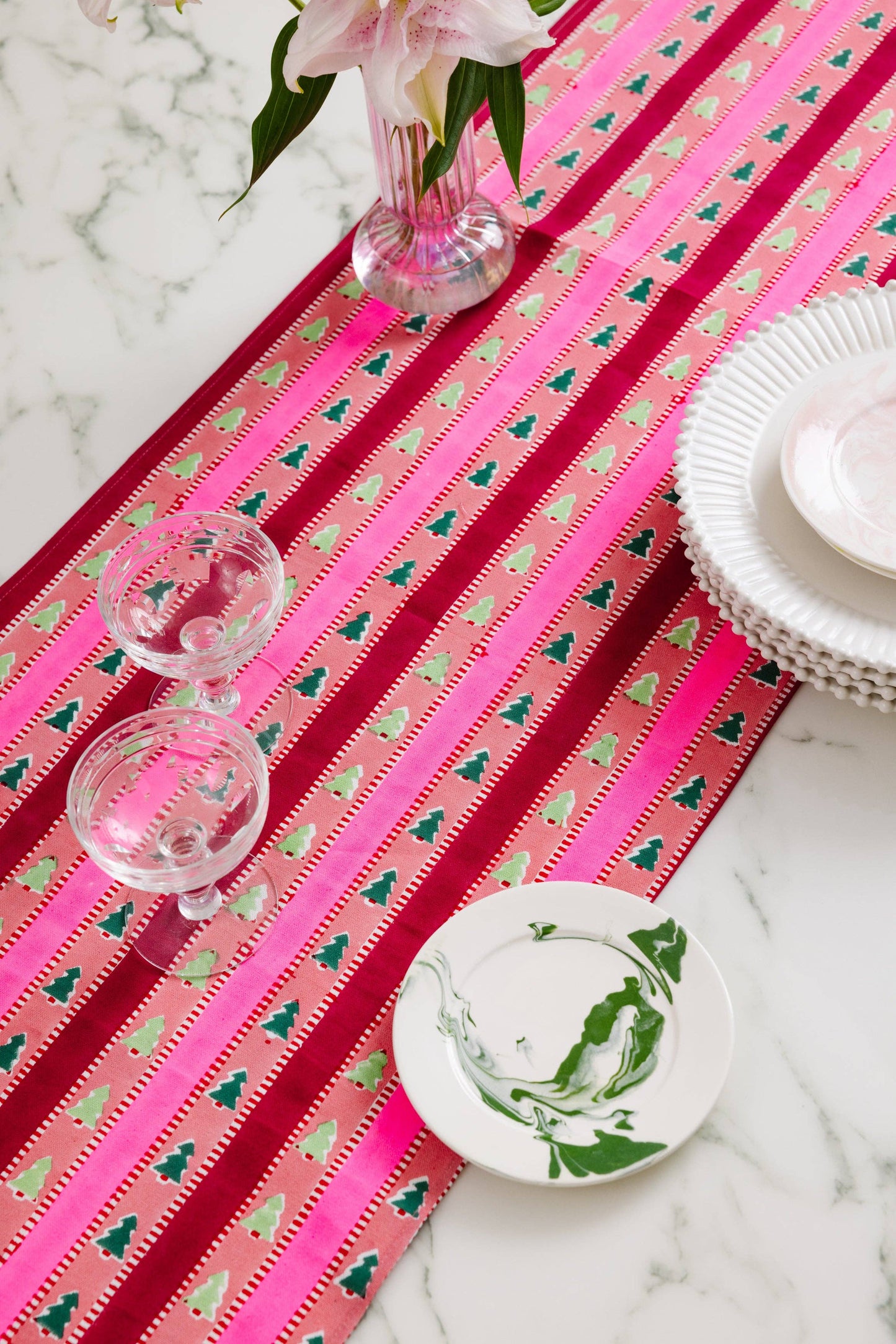 Snowwood Stripe Table Runner