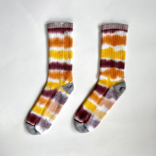 Throwback Stripe Hand-dyed XL Sock