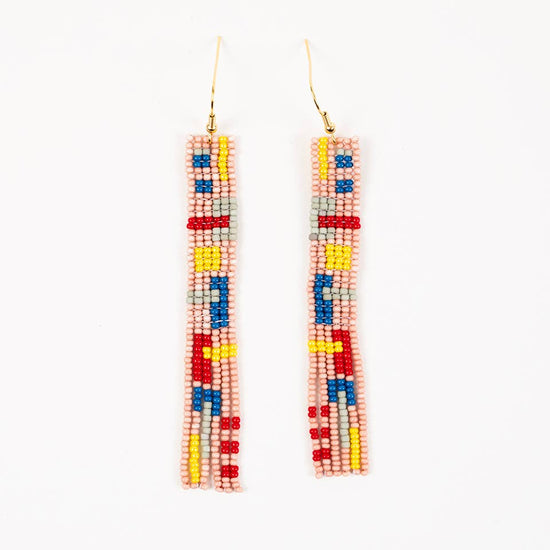 Cuadra Fringe Earrings: Honey Dew