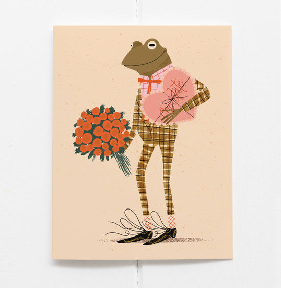 Handsome Frog Valentine