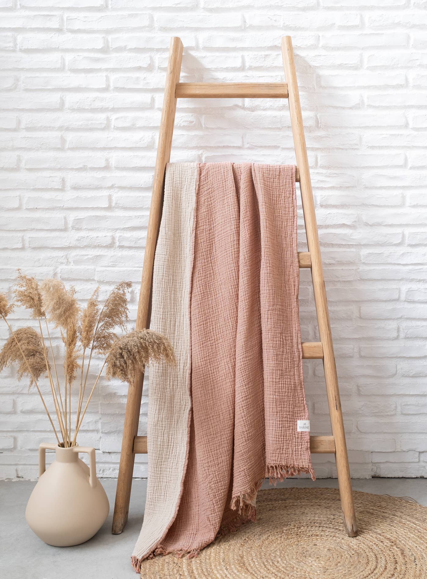 RIVIERA THROW | CINNAMON - NOUGAT