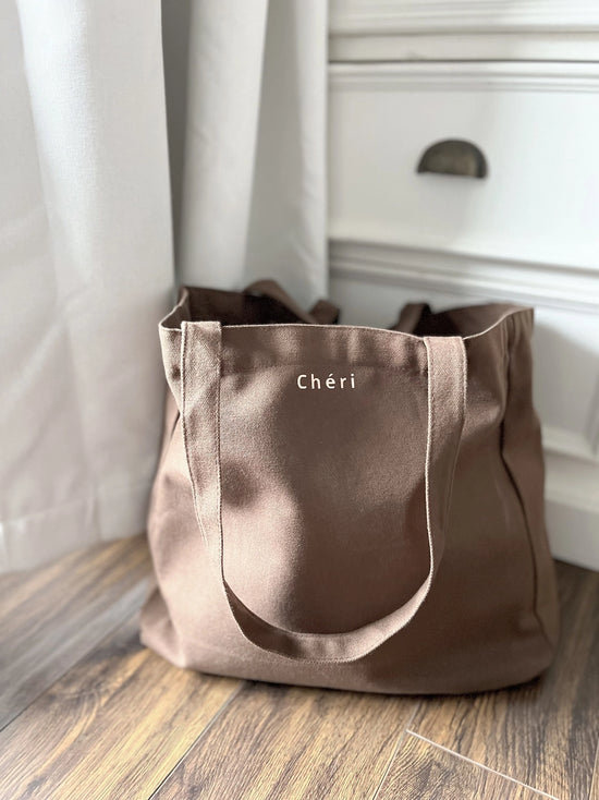 Simple Canvas Tote Bag