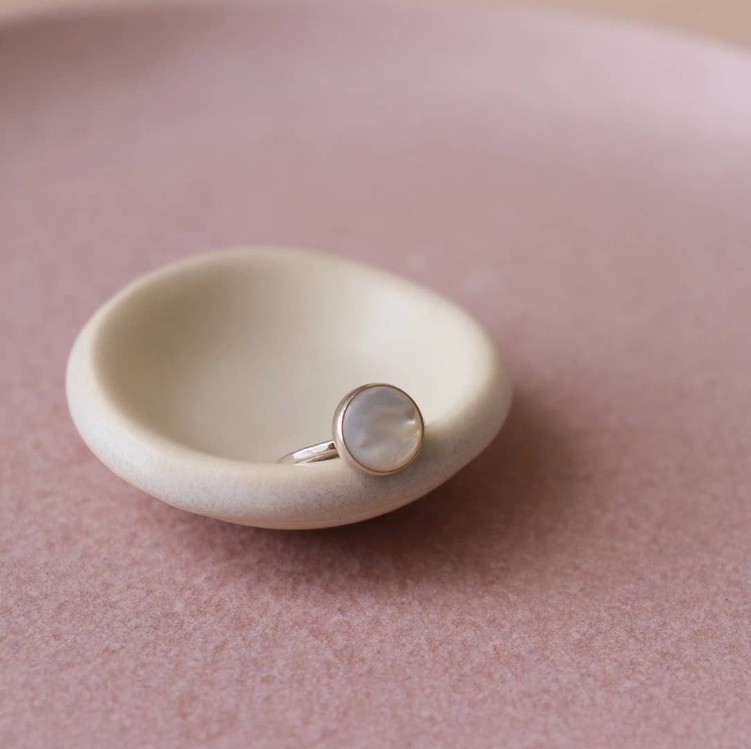 Mother of Pearl Ring - 9