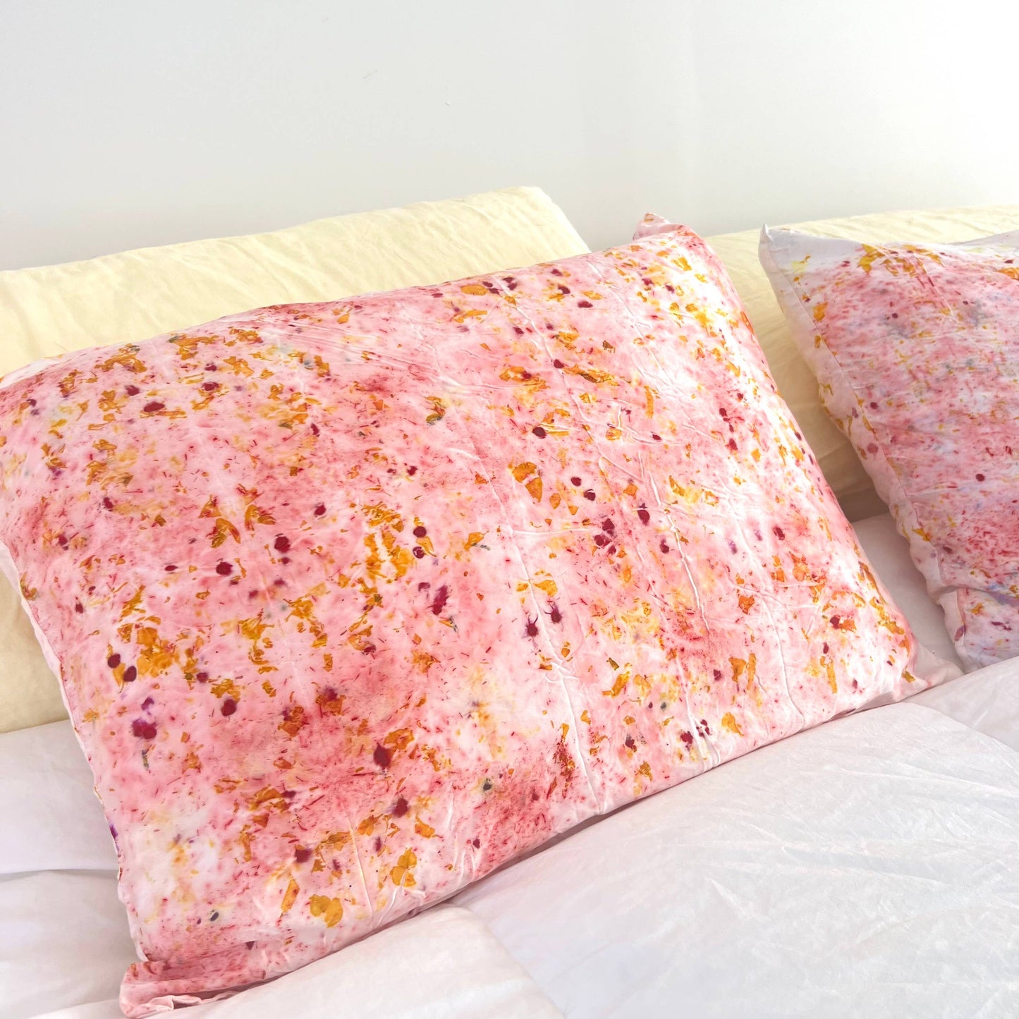 Botanically Dyed Silk Pillowcase: Standard