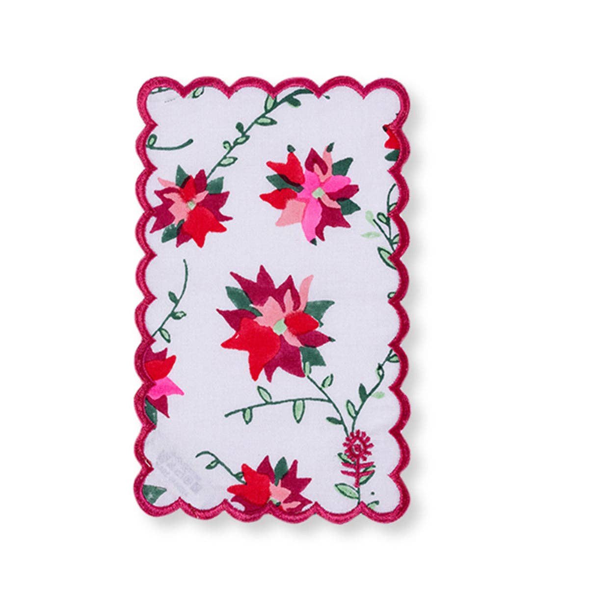 Poinsettia Cocktail Napkins S/62