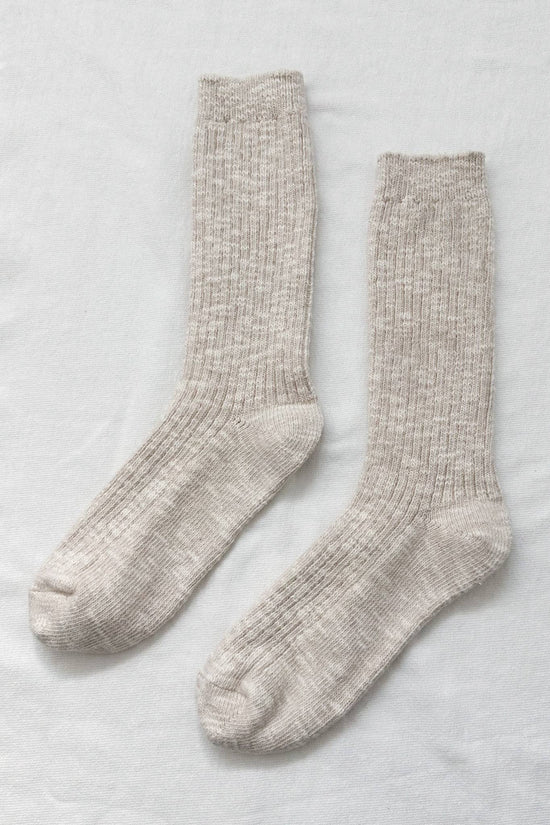 Cottage Socks: Oatmeal