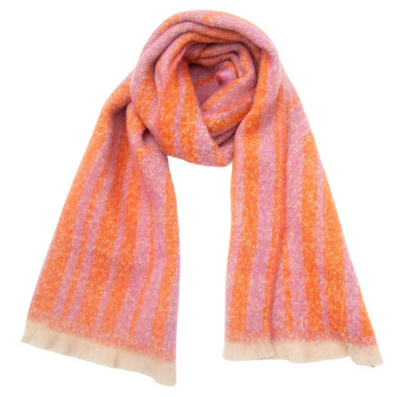 Abstract Fleece Scarf