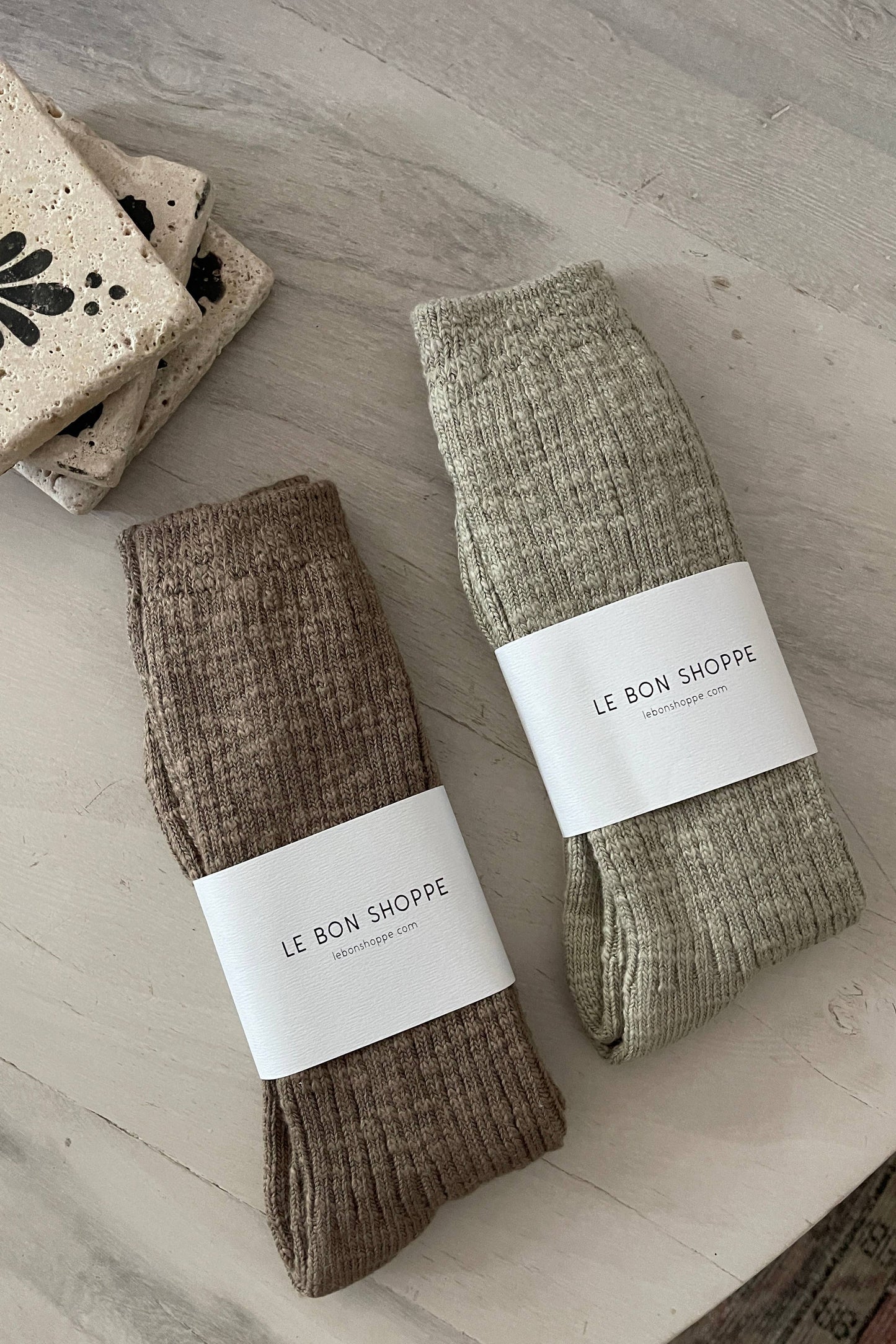 Cottage Socks: Oatmeal