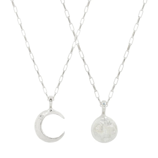 Moon Phases Friendship Necklace