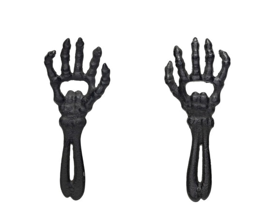 Cast Iron Skeleton Hand Bottle Opener