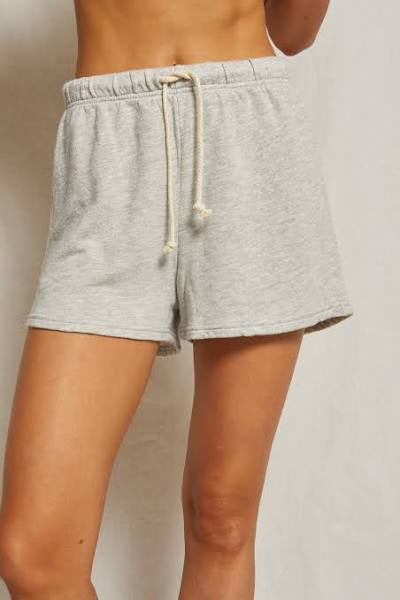 Layla French Terry Shorts (Heather Gray)