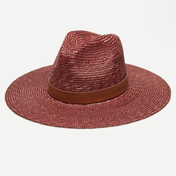 Kamryn Panama Hat (Wine)