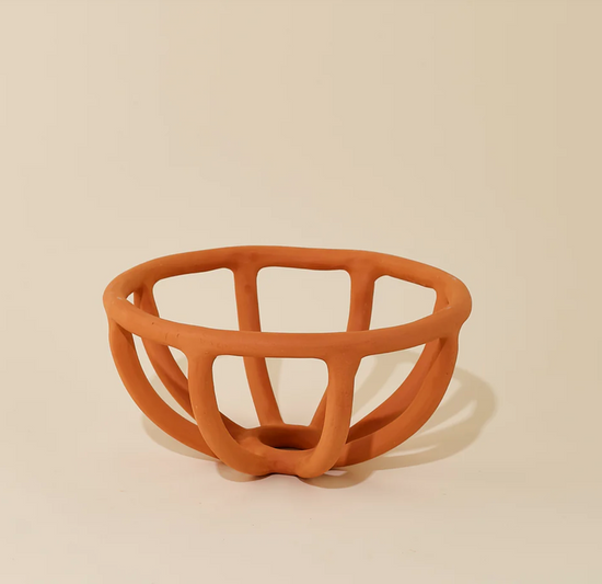 Prong Bowl, Terracotta