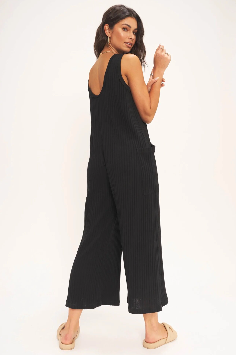 Santa Maria Sweater Wide Leg Jumpsuit