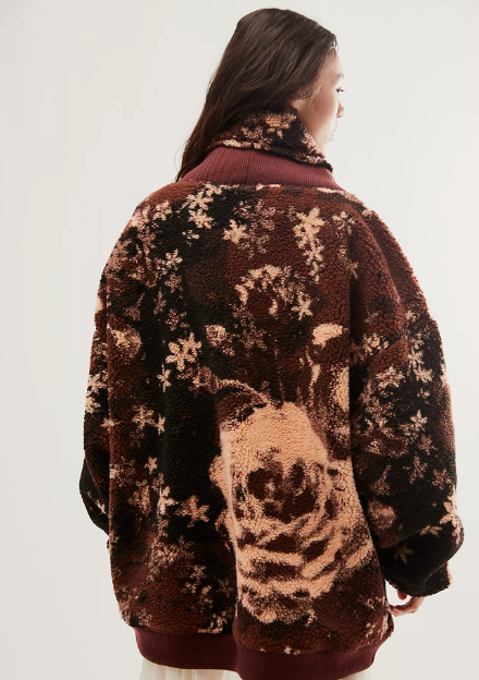 Rosie Printed Sherpa