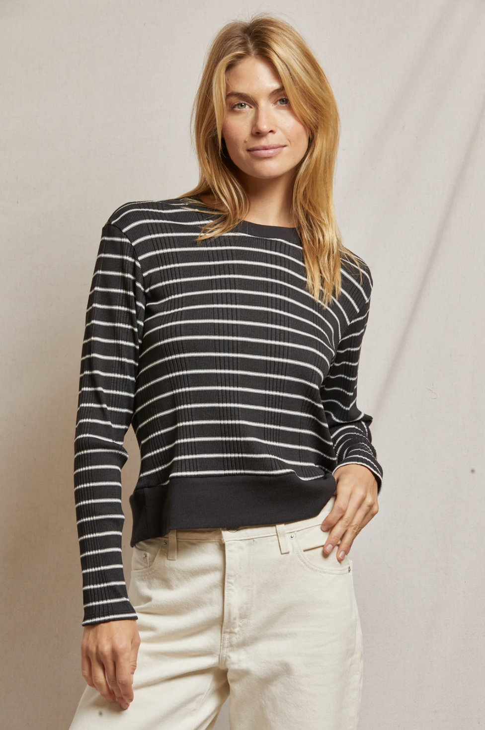 Stef Luxe Rib Pullover