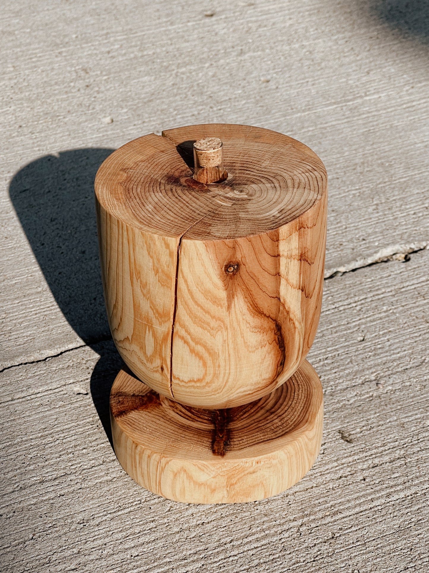 Wooden Propagation Vase
