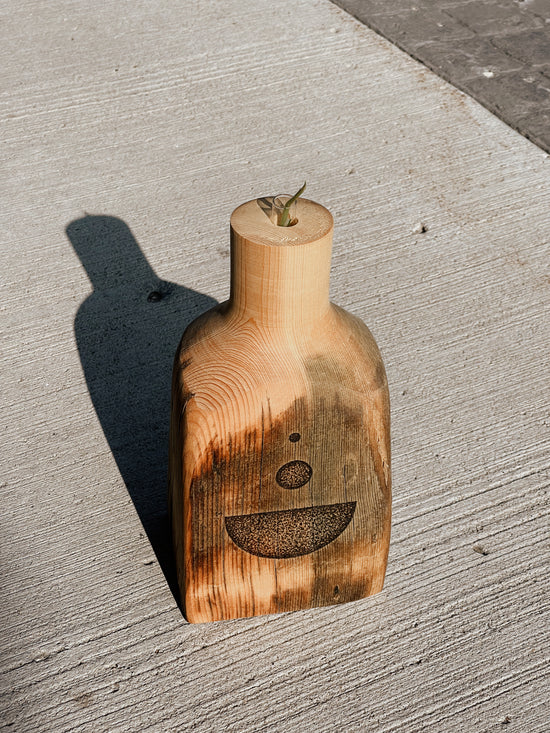 Wooden Propagation Vase