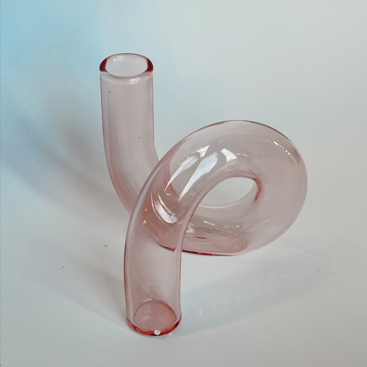 Curly Candlestick holder / Vase (Pink)