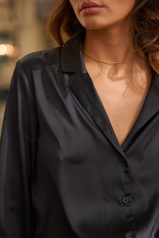 Paris Satin Blouse