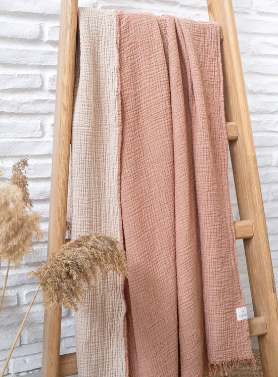 RIVIERA THROW | CINNAMON - NOUGAT