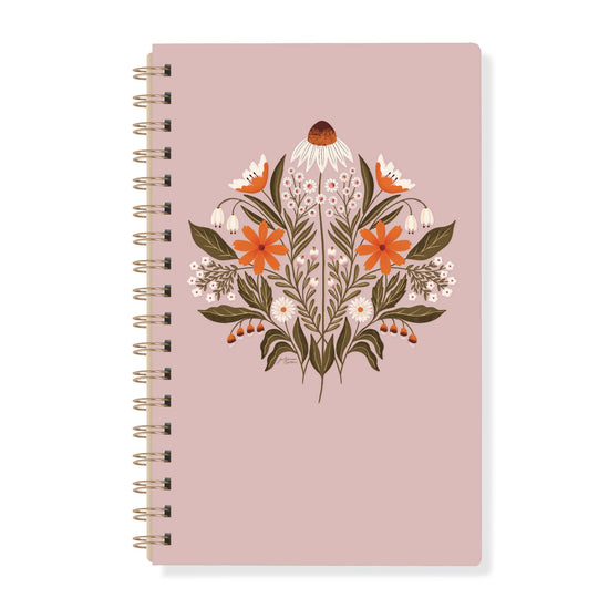 Signature Spiral Journal - Medow Flower