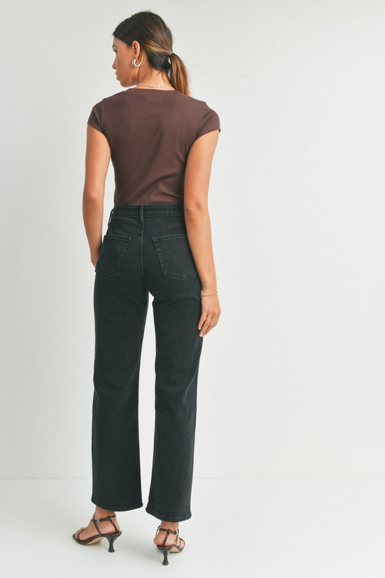 Relaxed Straight Jean (Black)