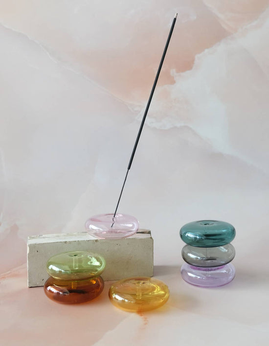 Bubble Incense Holder Teal