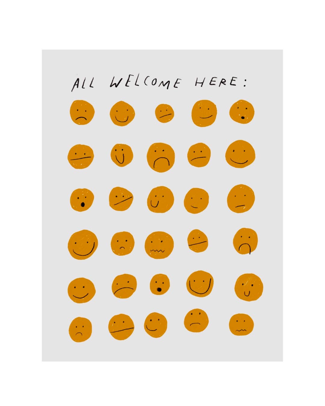 ALL WELCOME HERE Art Print