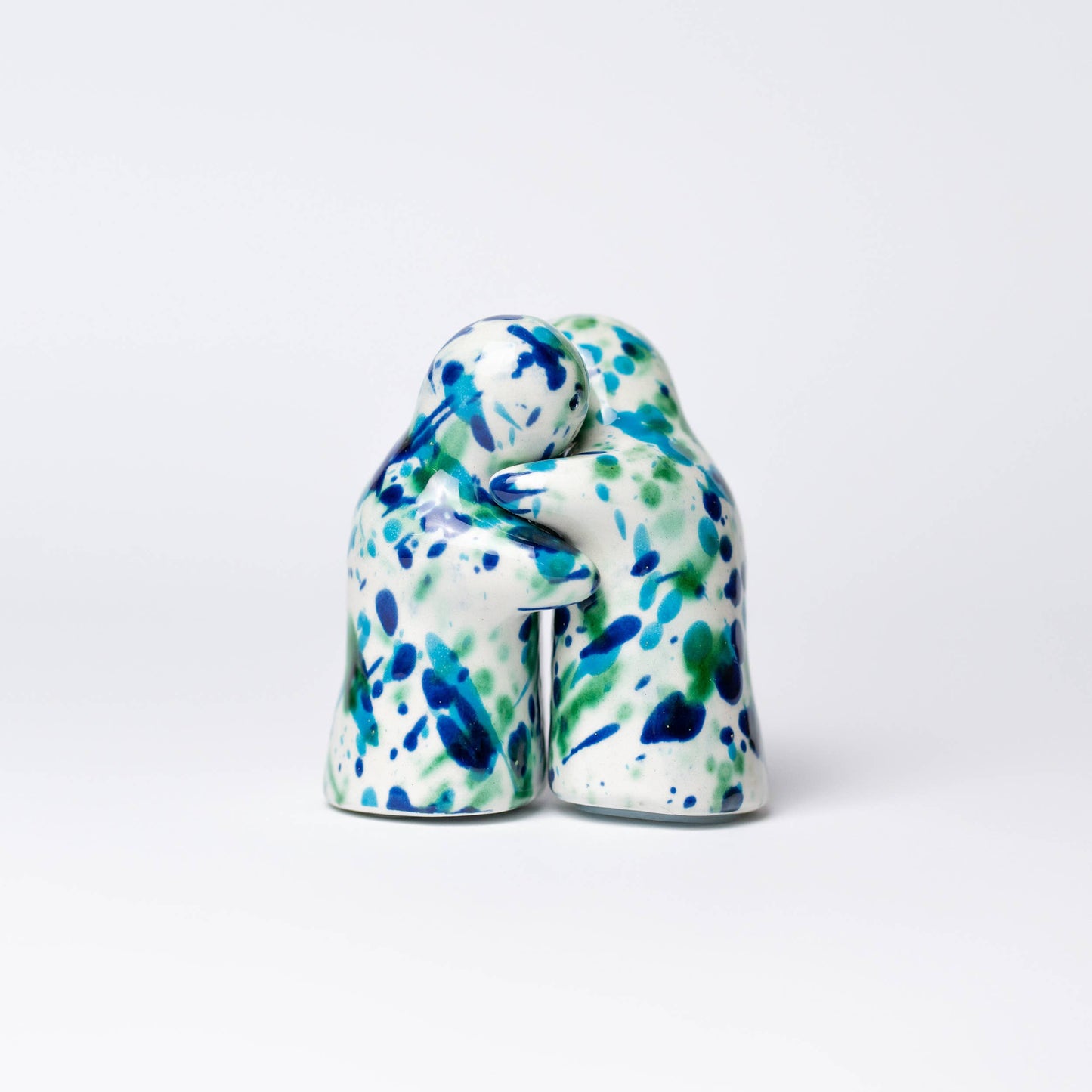 Ceramic Salt & pepper shaker(Blue Speckled)