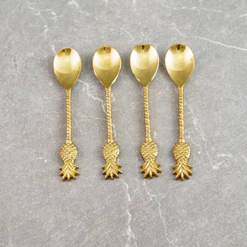 Golden Pineapple Java Spoon