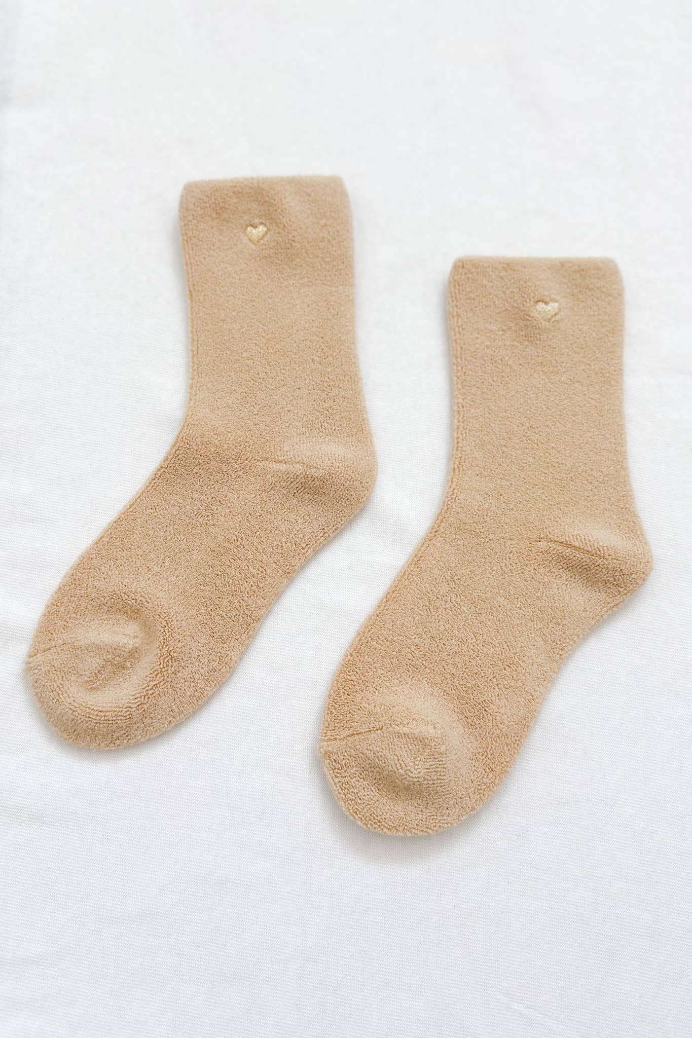 Cloud Socks: Gold Heart