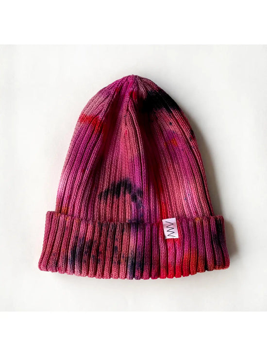 Heart Hand-Dyed Beanie Hat