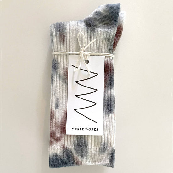 Western Tie-dye Dressy Socks (Women's)