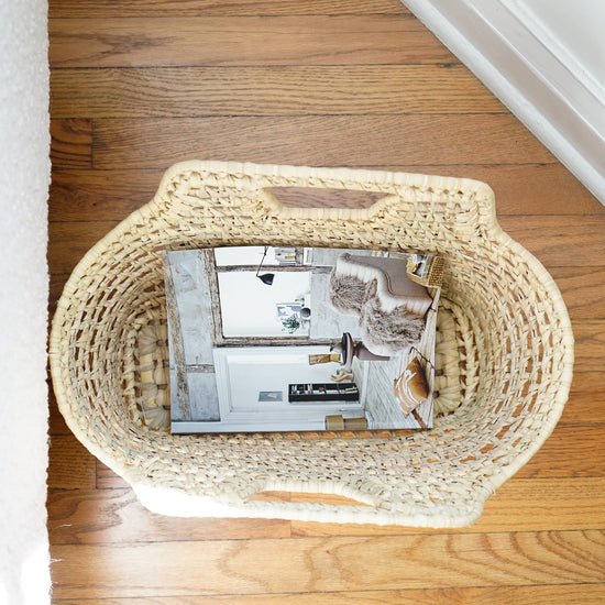 Open Weave Magazine Rack - Storage Basket