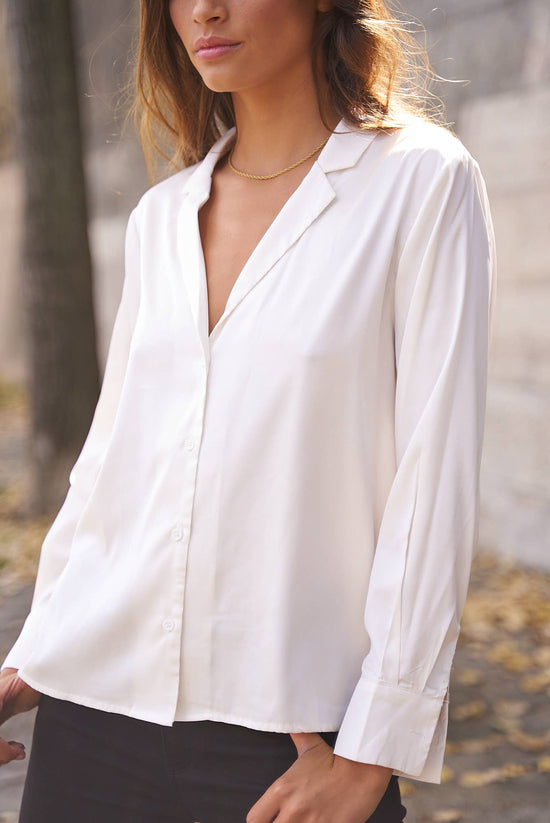 Paris Satin Blouse