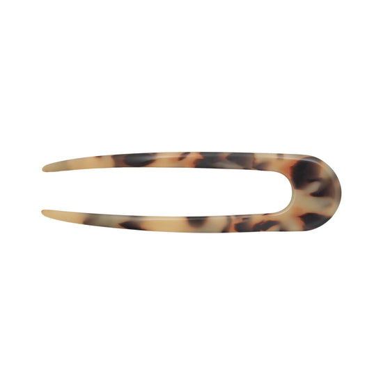 French Hair Pin in Blonde Tortoise