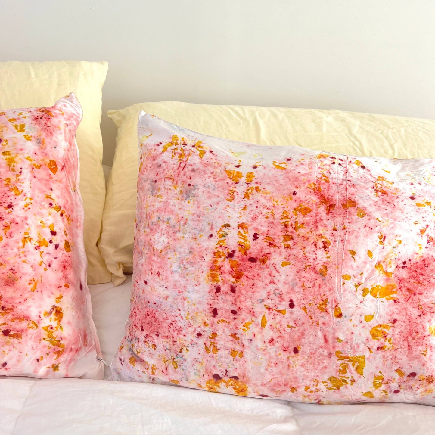 Botanically Dyed Silk Pillowcase: Standard