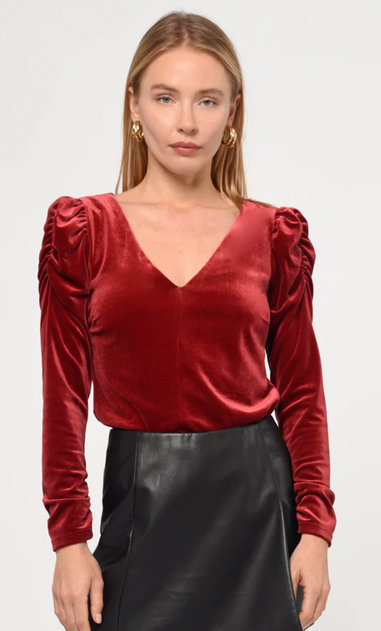 Jinny Velvet Top