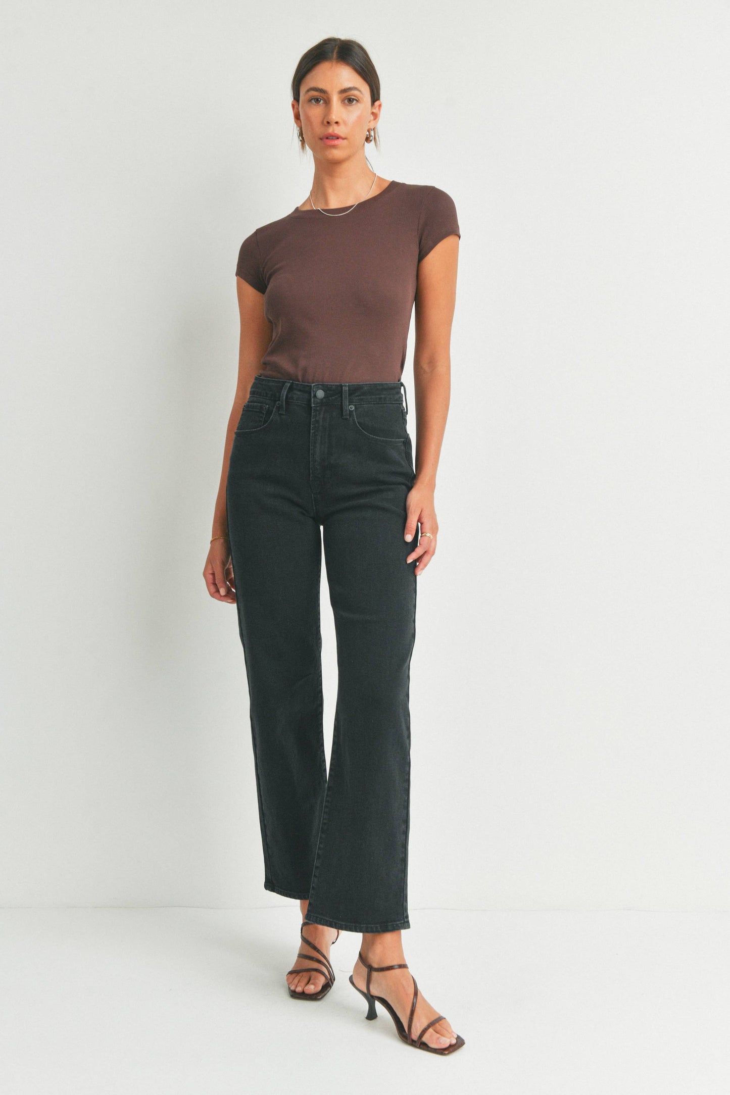 Relaxed Straight Jean (Black)
