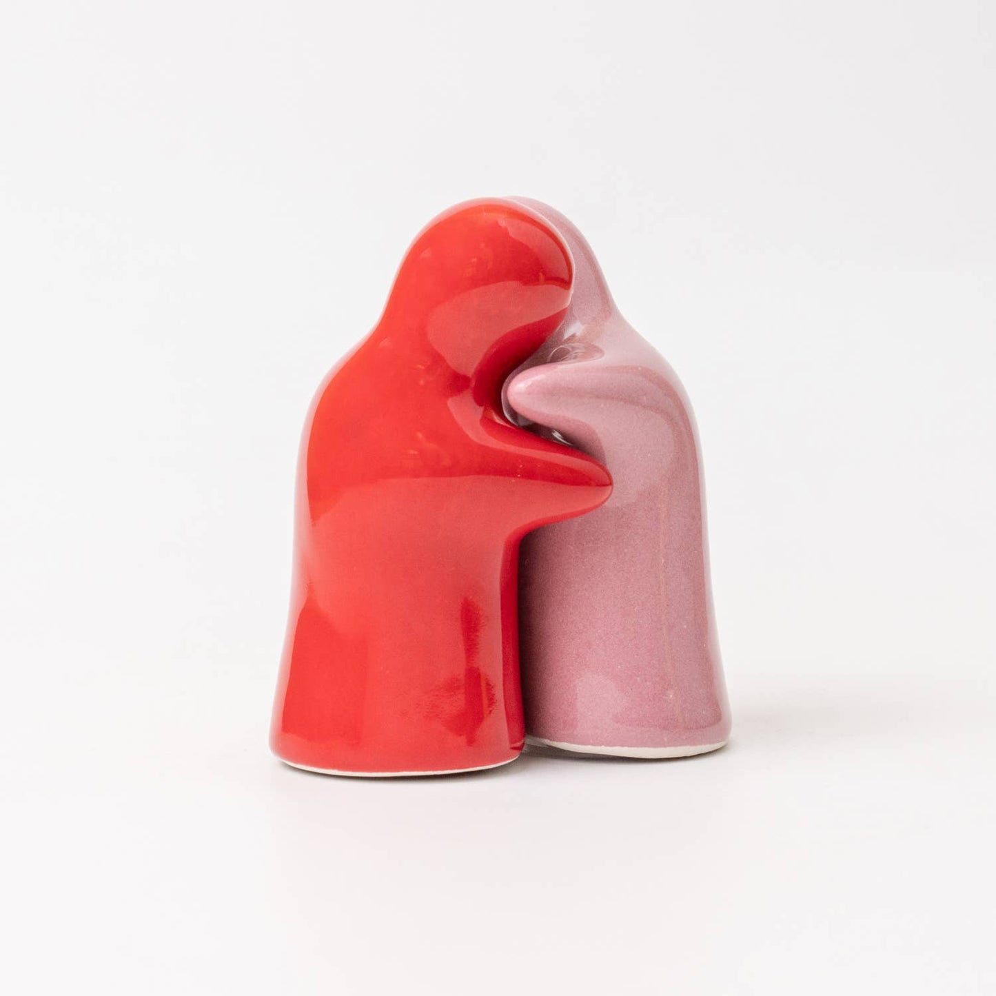 Pink and Red Ceramic Salt & Pepper Shakers