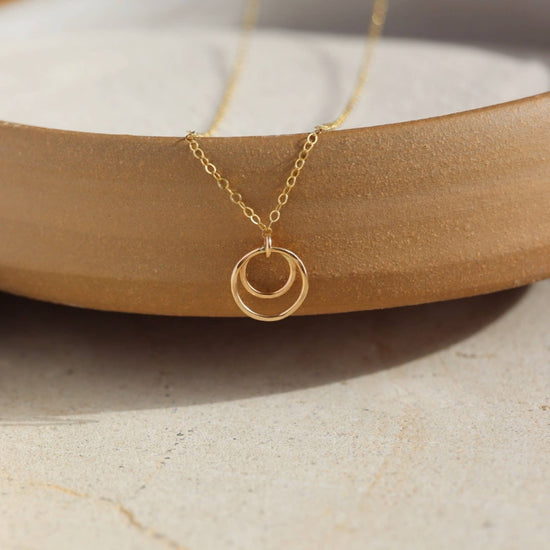 Eclipse Necklace: 14k Gold Fill / 16"
