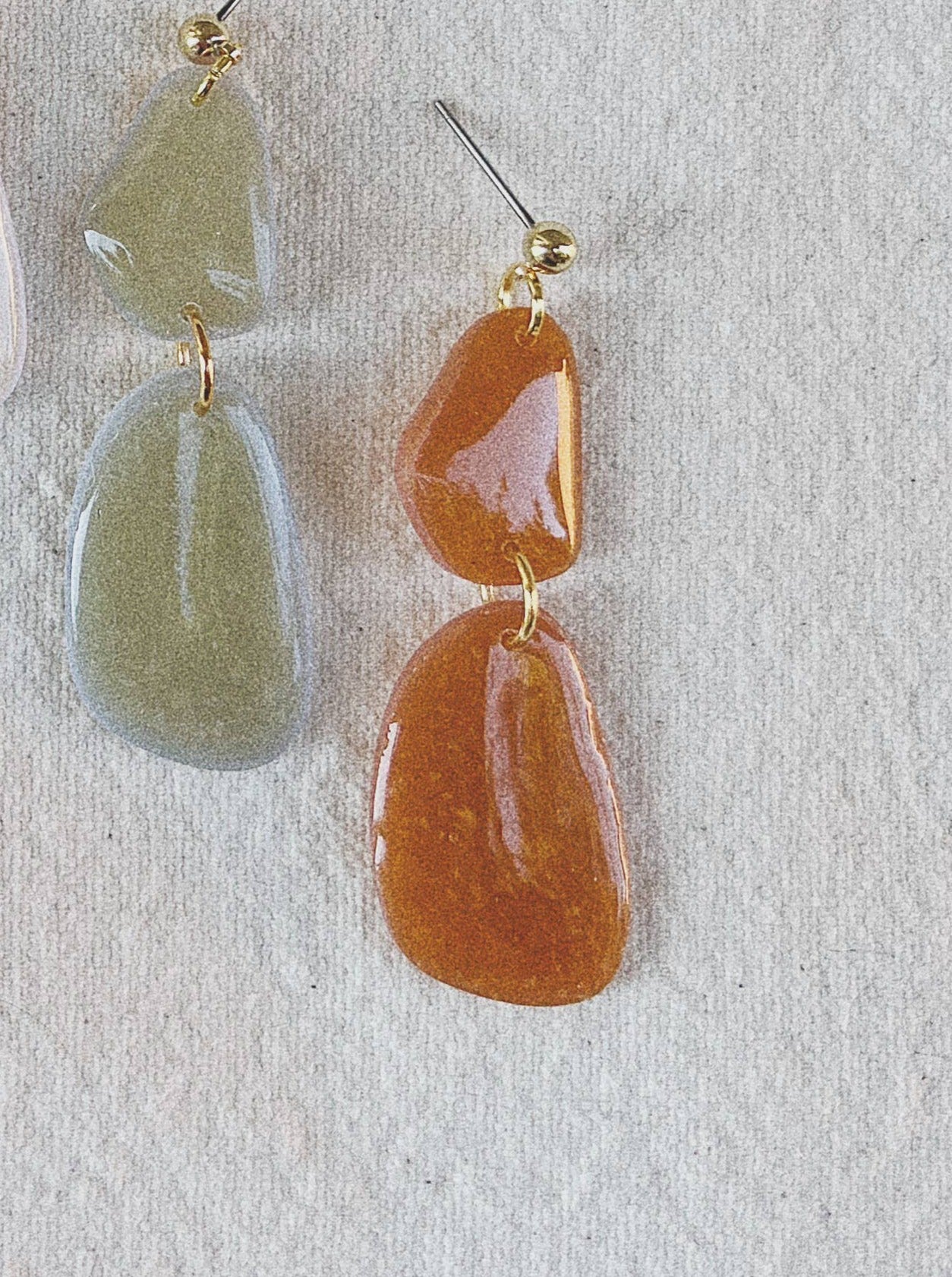 lilleth drop earrings: Rust